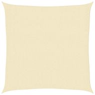 Слънцезащитно платно, HDPE, квадратно, 3.6x3.6 м, кремаво