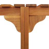 Около полукръгла гореща вана Кафяво 252 x 112 x 55,5 см