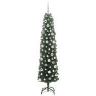 С изкуствено коледно дърво с 300 LED светодиода Зелен 180 cm