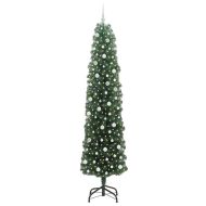 С изкуствено коледно дърво с 300 LED светодиода Зелен 240 cm