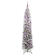 С изкуствено коледно дърво с 300 LED светодиода Зелен 210 cm