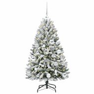 С изкуствено коледно дърво 120 cm 150 LED светодиода Топло бяло