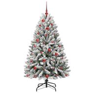 С изкуствено коледно дърво 150 cm 150 LED светодиода Топло бяло