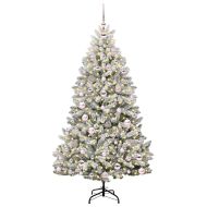 С изкуствено коледно дърво 180 cm 300 LED светодиода Топло бяло