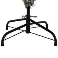 С изкуствено коледно дърво Зелен и бял 240 cm PVC и метал