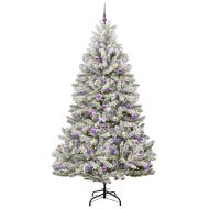 С изкуствено коледно дърво 240 cm 300 LED светодиода Топло бяло