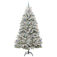С изкуствено коледно дърво 270 cm 300 LED светодиода Топло бяло