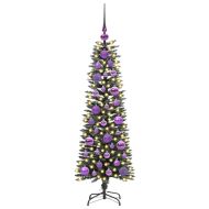 С изкуствено коледно дърво с 150 LED светодиода Зелен 120 cm