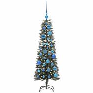 С изкуствено коледно дърво с 150 LED светодиода Зелен 120 cm