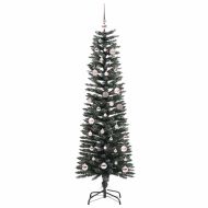 С изкуствено коледно дърво с 150 LED светодиода Зелен 150 cm