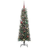 С изкуствено коледно дърво с 150 LED светодиода Зелен 150 cm