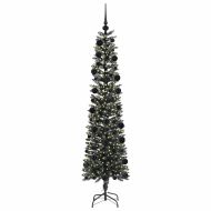 С изкуствено коледно дърво с 300 LED светодиода Зелен 210 cm