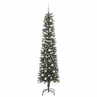 С изкуствено коледно дърво с 300 LED светодиода Зелен 210 cm