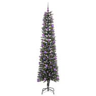С изкуствено коледно дърво с 300 LED светодиода Зелен 210 cm