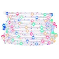 Светещ маркуч със 120 светодиода многоцветен 5 м PVC