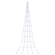 LED коледна елха с колчета за земя Синьо 511 см Метал