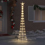 LED Коледна Елха Топло бяло 250 cm Метал