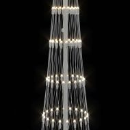 LED Коледна Елха Топло бяло 250 cm Метал