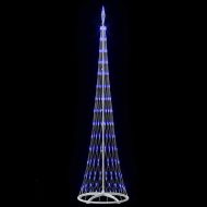 LED Коледна Елха с 290 LED светодиода Синьо 250 cm Метал