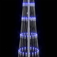 LED Коледна Елха с 290 LED светодиода Синьо 250 cm Метал