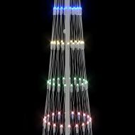 LED Коледна Елха с поставка Многоцветен 70 х 70 х 250 см Метал