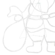 Светлина Дядо Коледа Многоцветен 58.5 x 60 x 1.3 см Желязо