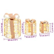 Декорация за Подаръчна Кутия 3 pcs 20 x 20 x 20 см PET