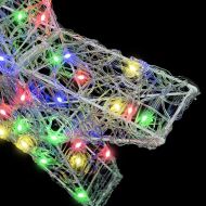 3D звезда Многоцветен 55 x 53.5 x 10 см Акрил