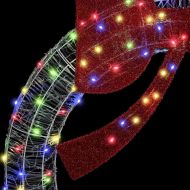 Венец с 60 LED светодиода Многоцветен 76 x 76 x 8,5 см Акрил