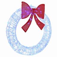 Венец с 80 LED светодиода Синьо 92 x 92 x 9,5 см Акрил