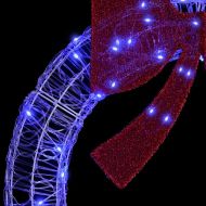 Венец с 150 LED светодиода Синьо 120 cm Акрил