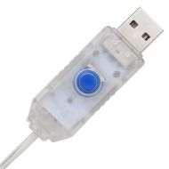 Венец с 80 LED светодиода Топло бяло 91 x 91 x 9 см PET