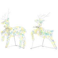 LED елени с 40 LED светодиода 2 pcs Топло бяло PET