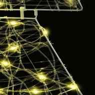 Коледно дърво с 160 LED светодиода Топло бяло 150 cm Акрил