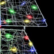 Коледно дърво с 160 LED светодиода Многоцветен 150 cm Акрил