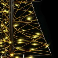 Коледно дърво с 100 LED светодиода Топло бяло 120 cm Ратан