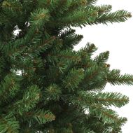 Изкуствено коледно дърво с хингед Зелено 150 cm ПВЦ, стомана