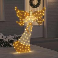 Светещ ъгъл Топло бяло 116 x 29 x 158.5 см Полиестер