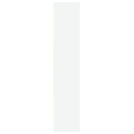 Библиотека, бяла, 60x30x152 см, инженерно дърво