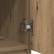 Бюфет с чекмеджета, дъб артизан, 71x35x84 см, инженерно дърво