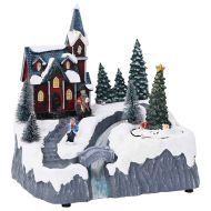 Декорация за коледно село Многоцветен 20,5 x 17 x 21 см