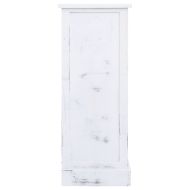 Шкаф с чекмеджета, бял, 60x30x75 см, дърво