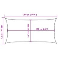 Платно-сенник, 160 г/м², бяло, 4x7 м, HDPE