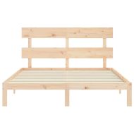 Рамка за легло с табла King Size масивно дърво