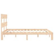 Рамка за легло с табла King Size масивно дърво