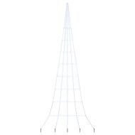 LED коледна елха с колчета за земя Хладно бяло 511 см Метал