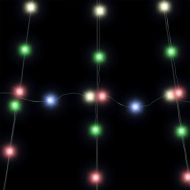 LED коледна елха с колчета за земя Многоцветен 511 см Метал