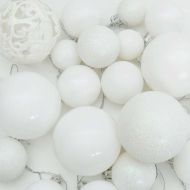Комплект коледни топки 120 бр. 300 LED светодиода Топло бяло