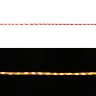 Светещо въже с 2400 LED светодиода Топло бяло 100 m ПВЦ