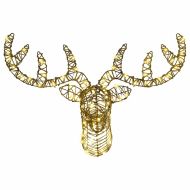 Дядо Коледа, който дърпа шейна Топло бяло Ратан